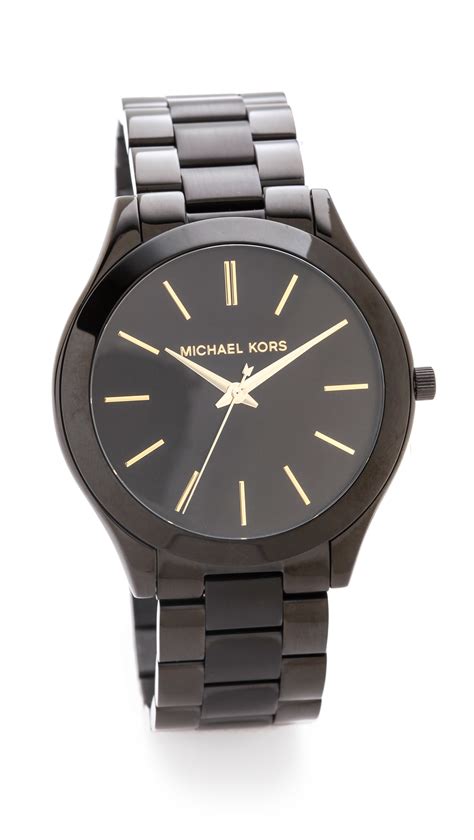 michael kors mk7212|Michael Kors slim runway black.